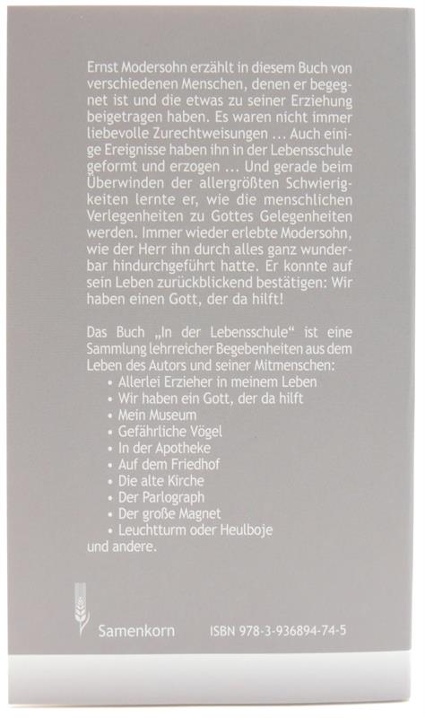 In der Lebensschule / Buch