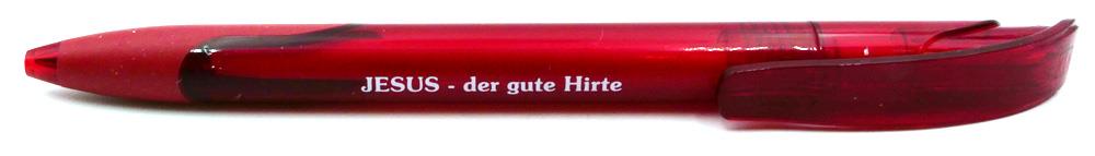 Kugelschreiber "Jesus - der gute Hirte", rot
