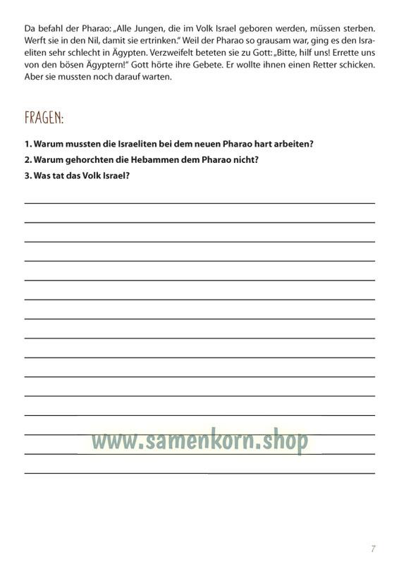 Gemeinsam lernen - Gemeinsam musizieren, Heft Mose