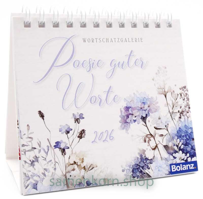 Poesie guter Worte 2026 - Minikalender