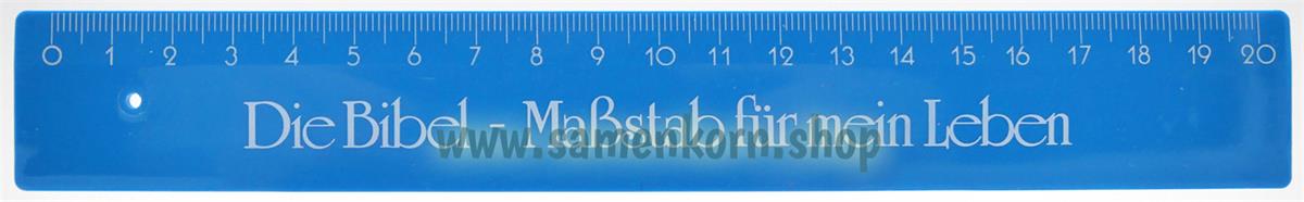 Lineal "Bibel - Maßstab für mein Leben", grün