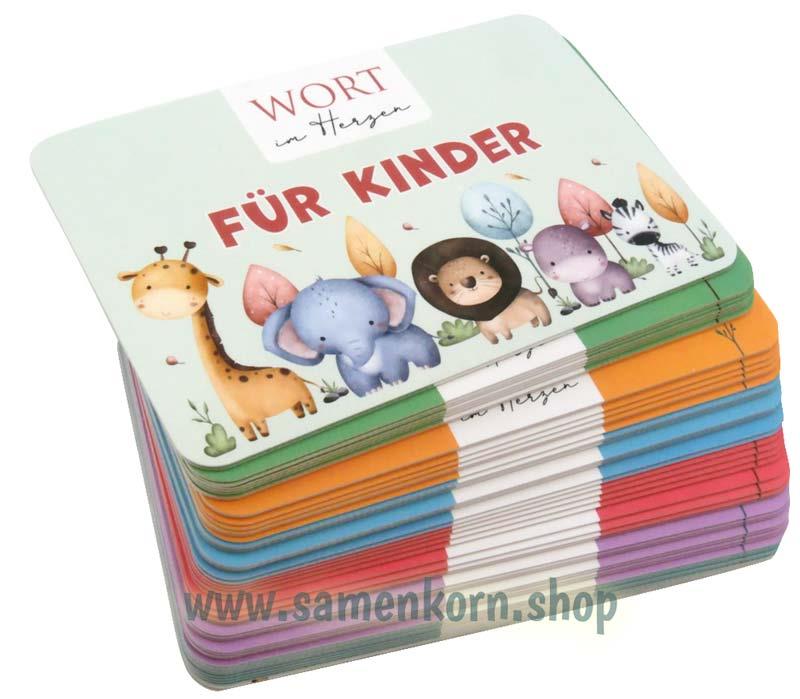 Für Kinder - Wort im Herzen / 48 Lernkarten
