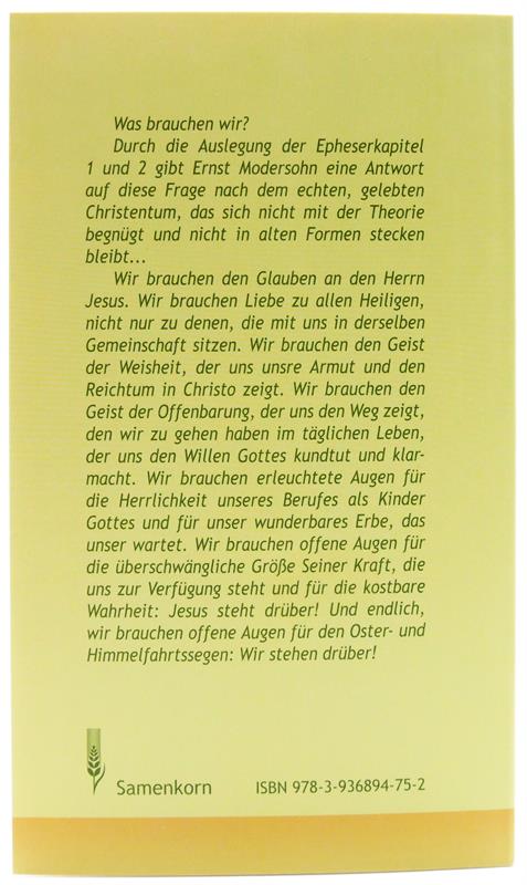 Was wir brauchen / Buch