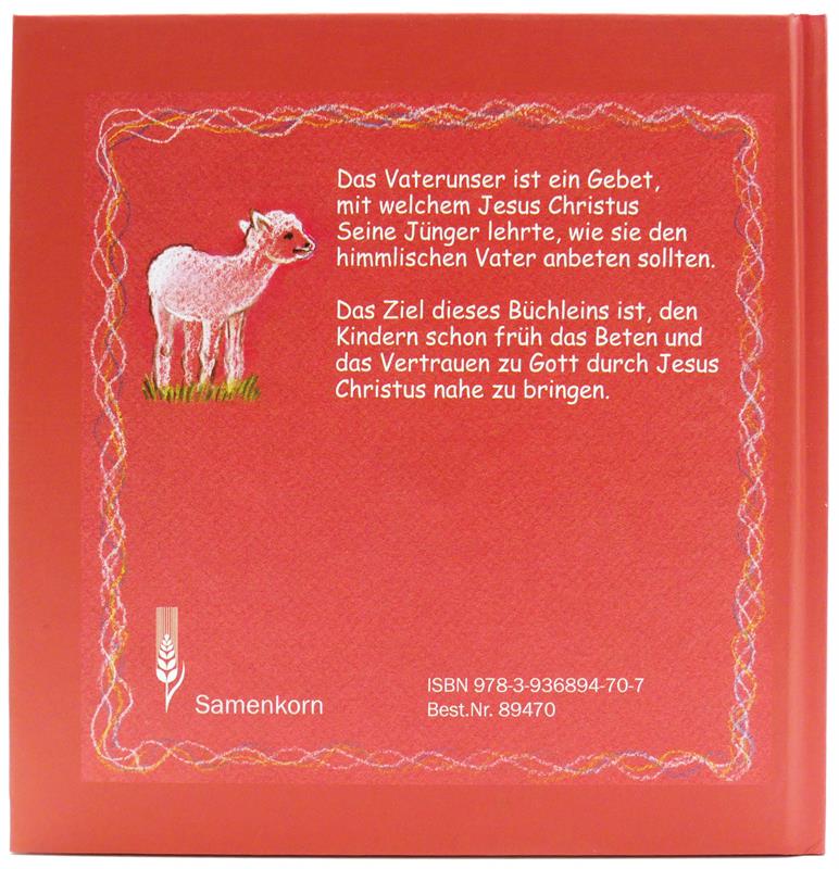 Unser Vater / Kindergebete / Buch orange