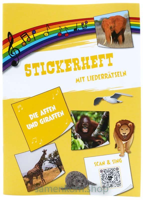 Stickerheft "Die Affen und Giraffen"