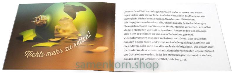 Die kaputte Weihnachtskugel / Heft