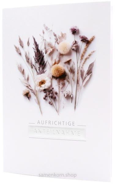 Faltkarte "Aufrichtige Anteilnahme" Ps. 31,16