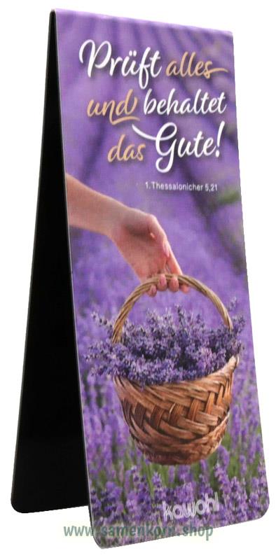 Magnetlesezeichen-Set Jahreslosung "Prüft alles und behaltet ..."
