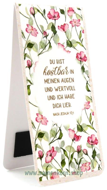Magnetlesezeichen "Du bist kostbar"