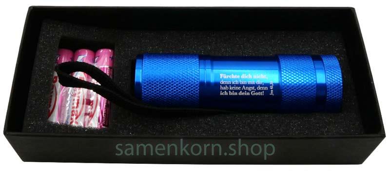 LED Taschenlampe - Jahreslosung 2027