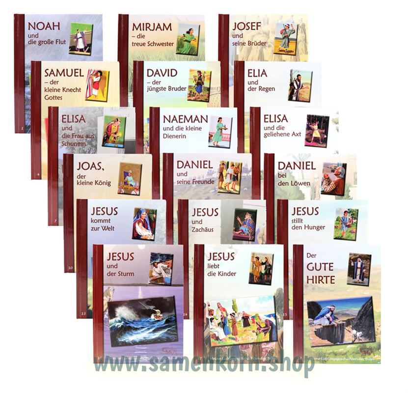 Meine Lieblingsgeschichten der Bibel / 18 Titel Buchpaket