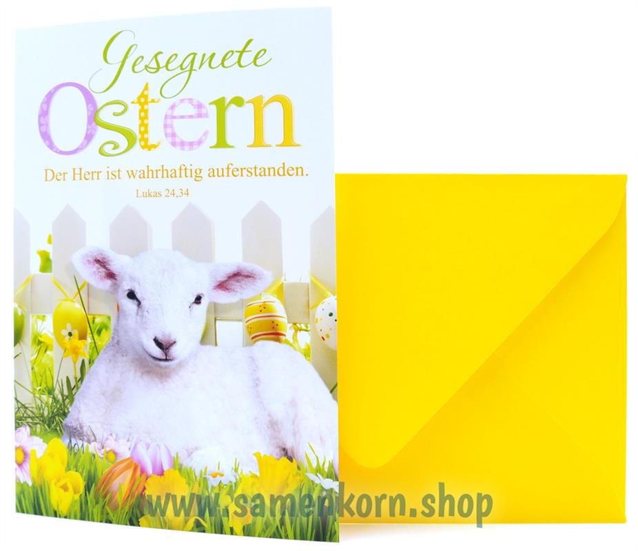 Faltkarte "Gesegnete Ostern"