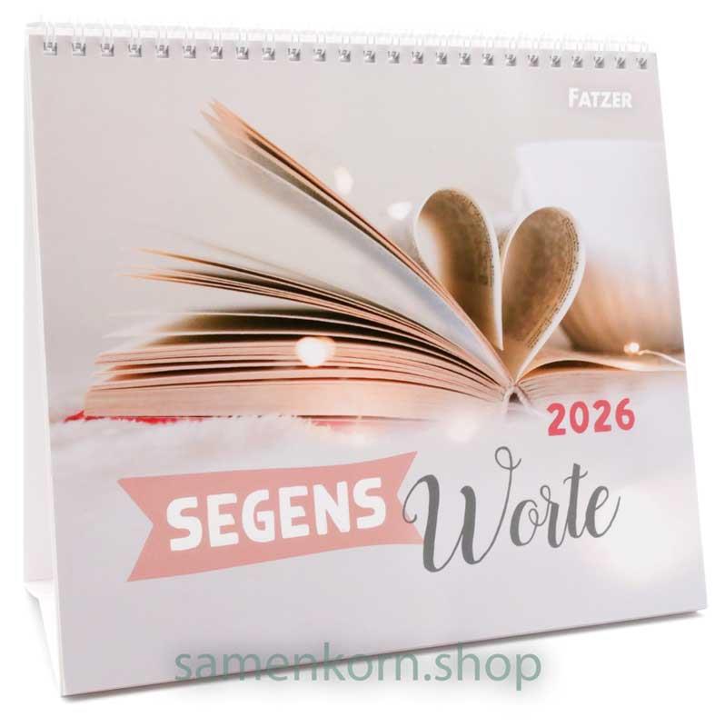 Segensworte 2026 - Postkartenkalender