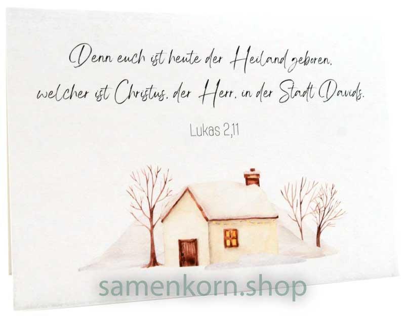 Faltkarte "Euch ist heute ..." / Lukas 2,11
