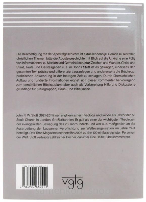 Die Botschaft der Apostelgeschichte / Buch