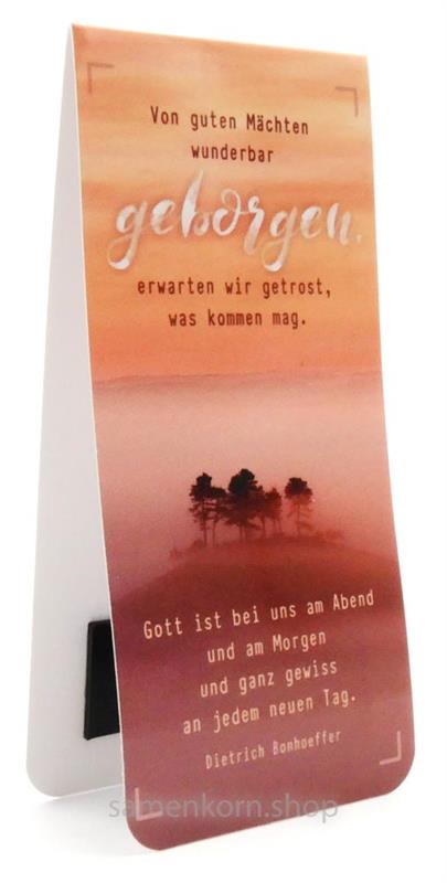 Magnetlesezeichen "Von guten Mächten ..."