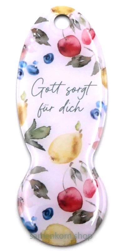 Einkaufswagenlöser "Gott sorgt für dich"