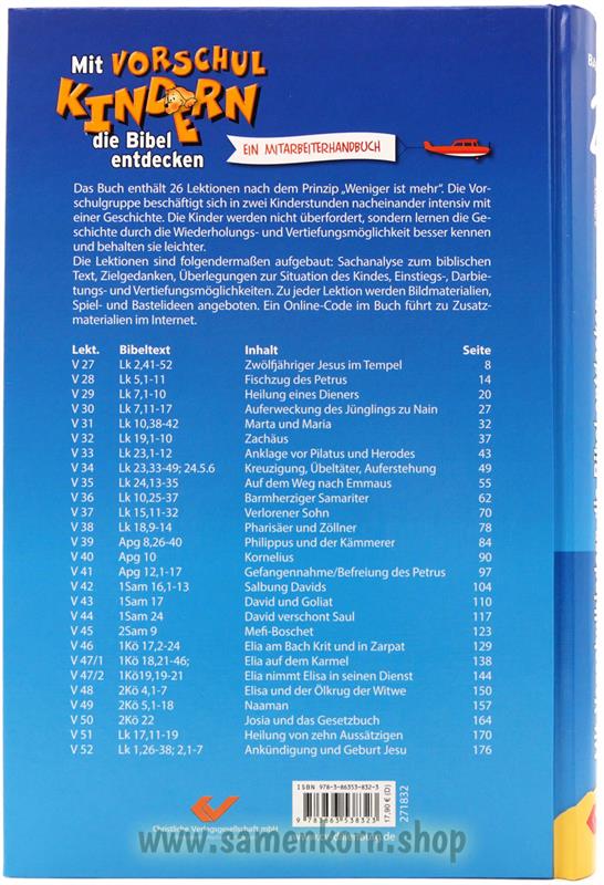 Mit Vorschulkindern die Bibel entdecken, Band 2 / Buch