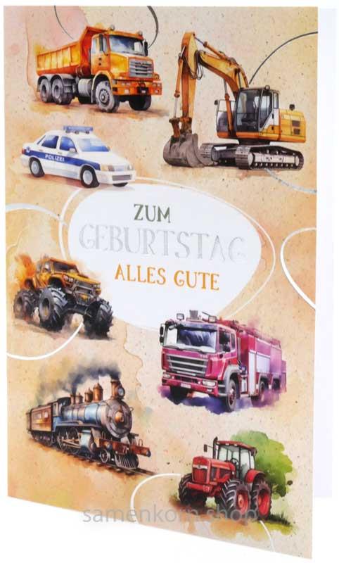 Faltkarte "Zum Geburtstag alles Gute"/ Psalm 34,9